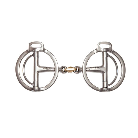 Stübben Danish Guard Bit featuring a double-jointed mouthpiece and distinctive side pieces.