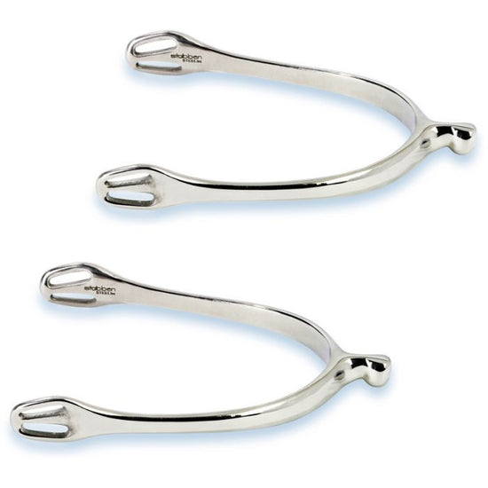 Stübben Dynamic Spurs featuring a sleek profile and refined equestrian design.