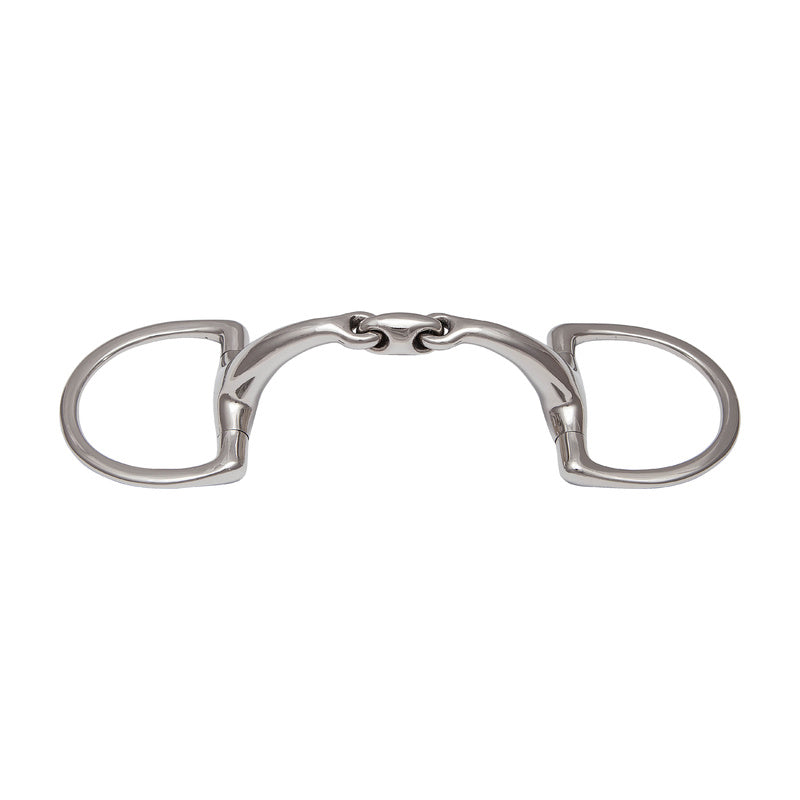 Stübben Easy Control Anatomic D-Ring Bit with a double-jointed anatomical mouthpiece.