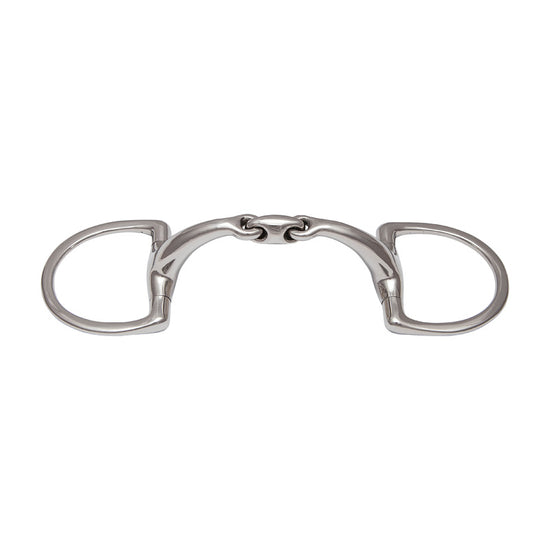 Stübben Easy Control Anatomic D-Ring Bit with a double-jointed anatomical mouthpiece.