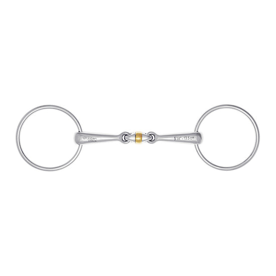 Soft-Roll elements integrated into the Stübben Easy Control horse bit.