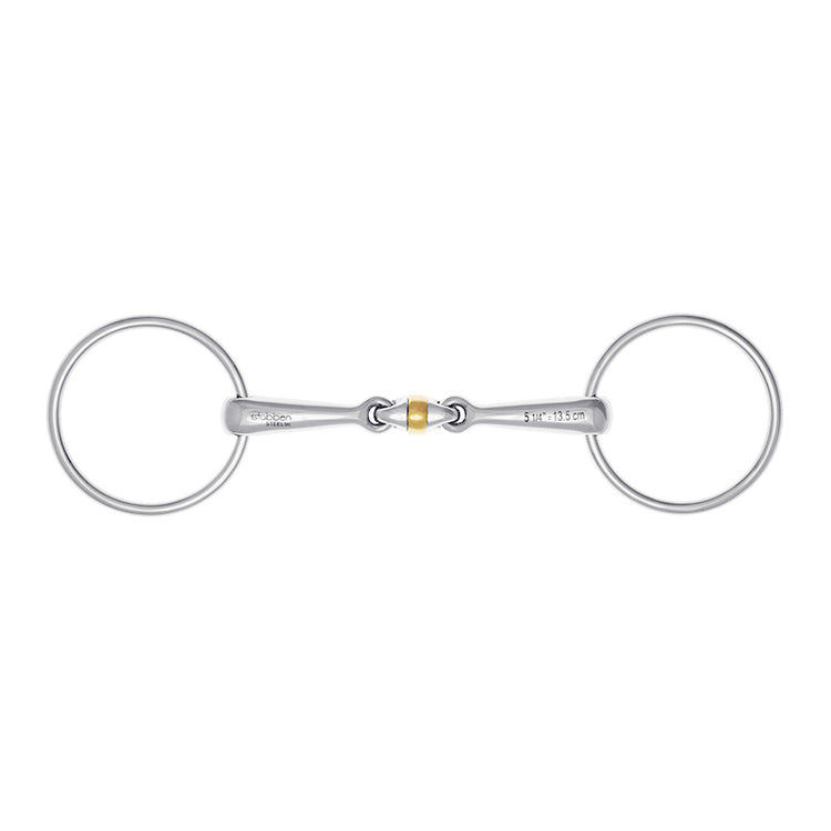 Soft-Roll elements integrated into the Stübben Easy Control horse bit.