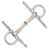Smooth metal mouthpiece and single centre joint define this classic Stübben Schenkeltrense.
