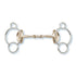 Stübben Golden Wings horse bit with distinctive three-ring side design.
