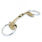 Stübben Golden Wings snaffle featuring distinctive wing-shaped side pieces.