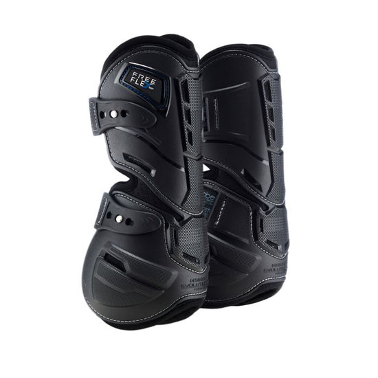Stübben Hybrid Jumping Boots designed to protect the horse’s legs during show jumping.