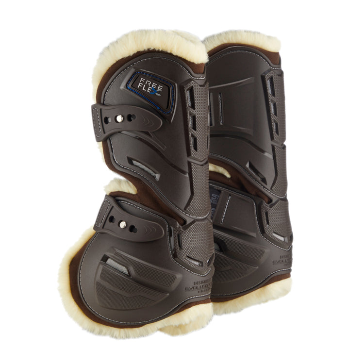 Stübben Hybrid Jumping Boots with soft fleece lining for show jumping horses.