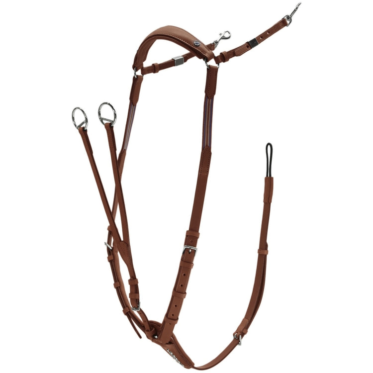 Stübben Pro-Jump equestrian breastplate for jumping horses during training and competition.