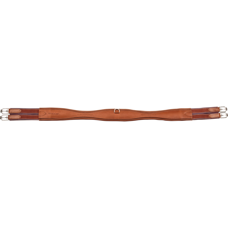 Stübben Leather Long Girth with elastic inserts for a secure and comfortable saddle fit