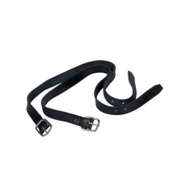 Stübben Leather Spur Straps with classic buckle fastening for equestrian spurs.