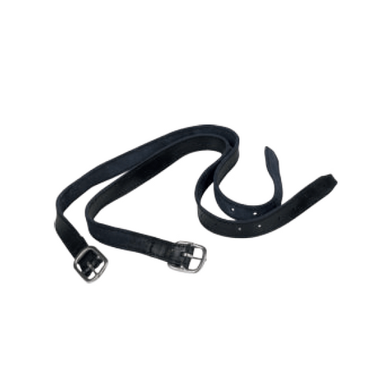 Stübben Leather Spur Straps with classic buckle fastening for equestrian spurs.