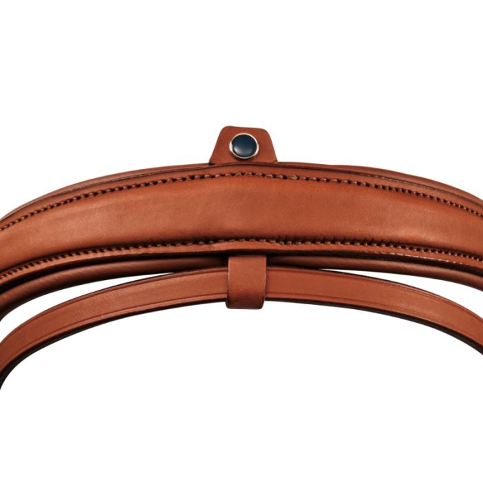 Stübben Leitrim horse bridle noseband with a special combined design for training and competition.