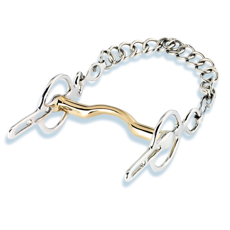 Stübben Liverpool Driving Bit with traditional long cheeks and multiple rein attachment slots.