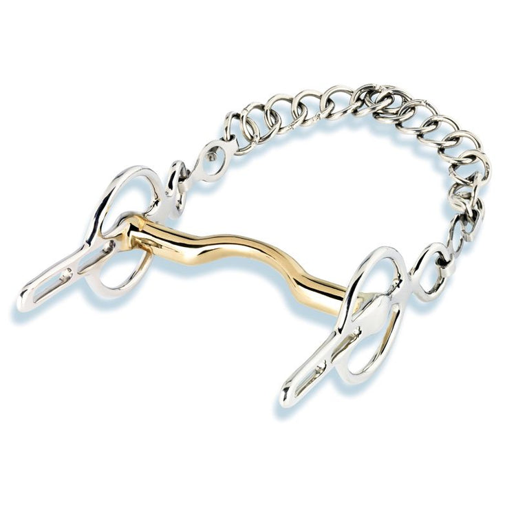 Stübben Liverpool Driving Bit with traditional long cheeks and multiple rein attachment slots.