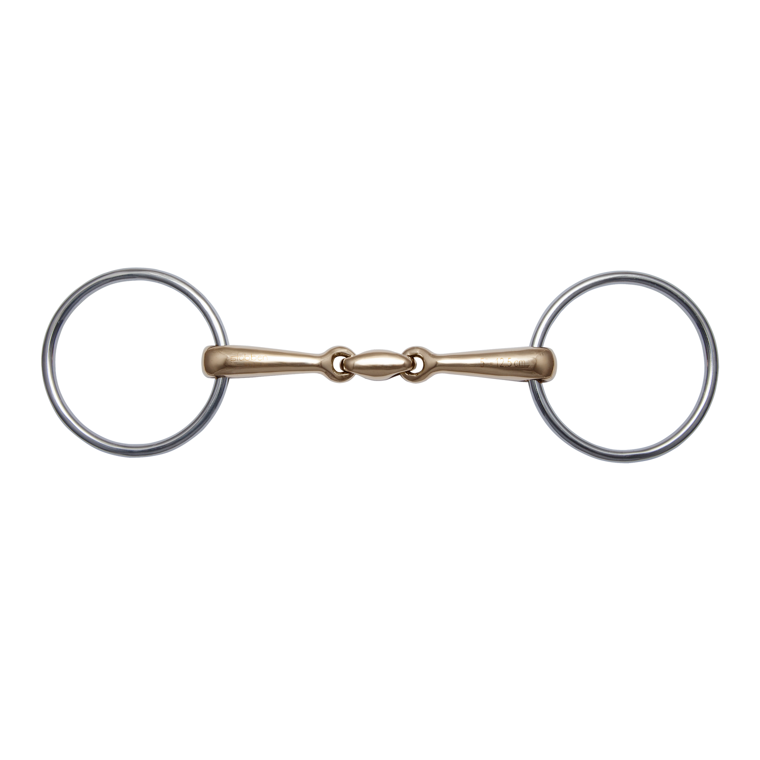 Stübben Loose-Ring-Snaffle with freely moving circular bit rings.