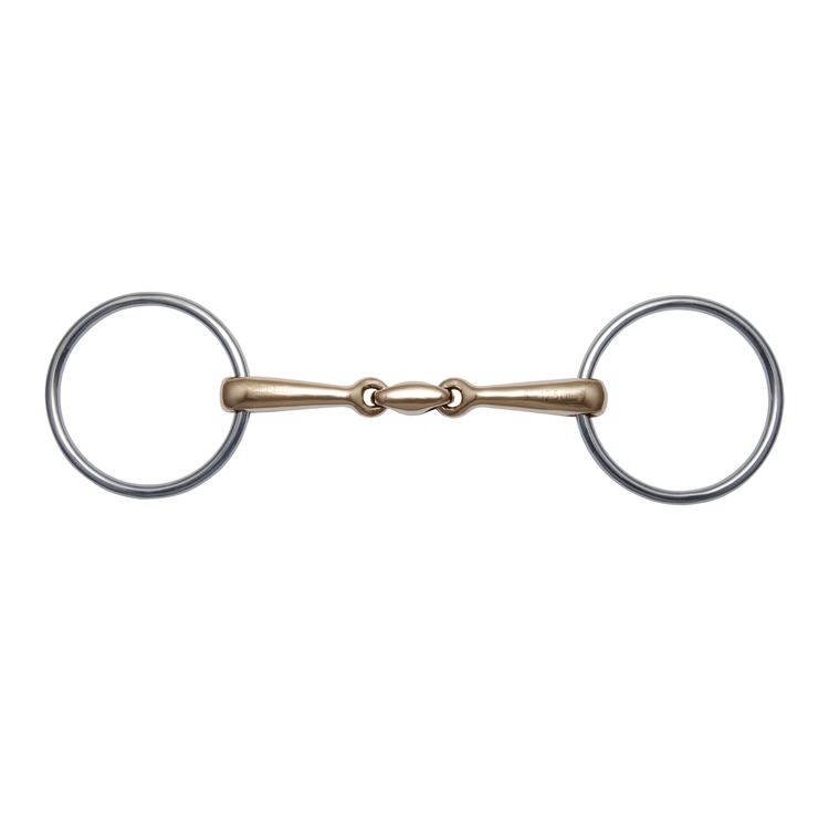 Stübben Loose-Ring-Snaffle with freely moving circular bit rings.
