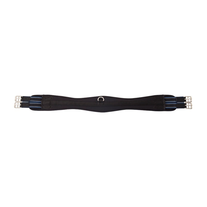 Neoprene saddle girth Coolmax long with elastic ends