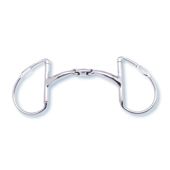 An angled perspective showcases the polished mouthpiece and cheek design of the Stübben Precision Bit.