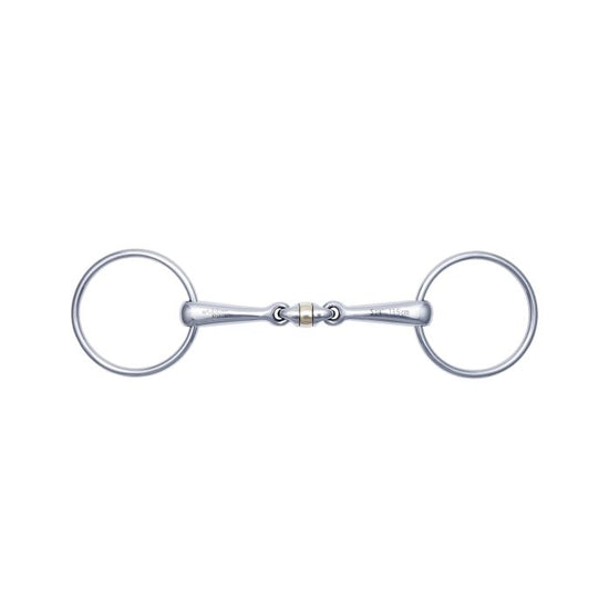 Stübben Soft-Roll Bit Double Broken with distinctive Soft-Roll elements and a double-jointed mouthpiece