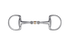 Stübben Soft-Roll D-Ring Bit with a double-jointed mouthpiece and distinctive Soft-Roll elements.