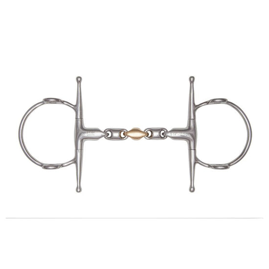 Stübben Waterford Full Cheek Snaffle with a flexible multi-link mouthpiece and extended cheek arms.
