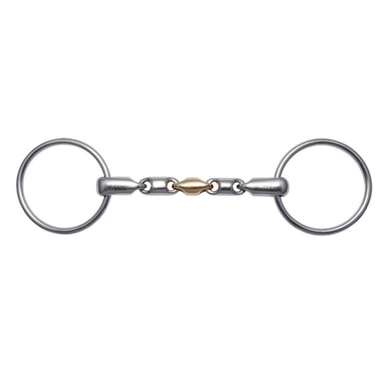 Stübben Waterford Loose Ring Snaffle featuring a flexible multi-link mouthpiece.