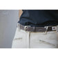 Women’s horse show belt for completing a competition outfit.