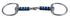 Sweet Iron cherry roller eggbutt horse bit with movable rollers and fixed snaffle cheeks.