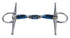 Sweet Iron full cheek horse bit with locking jointed mouthpiece and fixed sidepieces for lateral guidance.