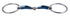 Sweet Iron loose ring horse bit with locking jointed mouthpiece and movable rings.