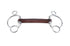Trust 2.5 Eggbutt Leather Bit with hand-stitched leather mouthpiece and reinforced nylon core.