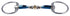 Trust Brass Rings Eggbutt Snaffle with 16 mm Sweet Iron mouthpiece designed to encourage bit play and salivation.