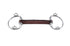 Trust Eggbutt Gag Leather Bit with hand-stitched leather mouthpiece and reinforced nylon core.