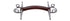 Trust Full Cheek Gag Leather Bit with hand-stitched leather mouthpiece and reinforced nylon core.