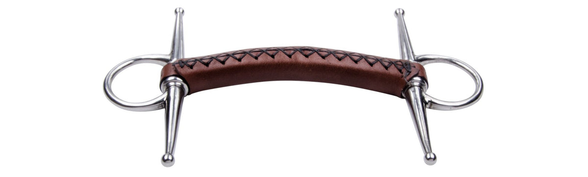 Trust Leather Full Cheek Snaffle with fixed cheekpieces for stable positioning and improved steering guidance.