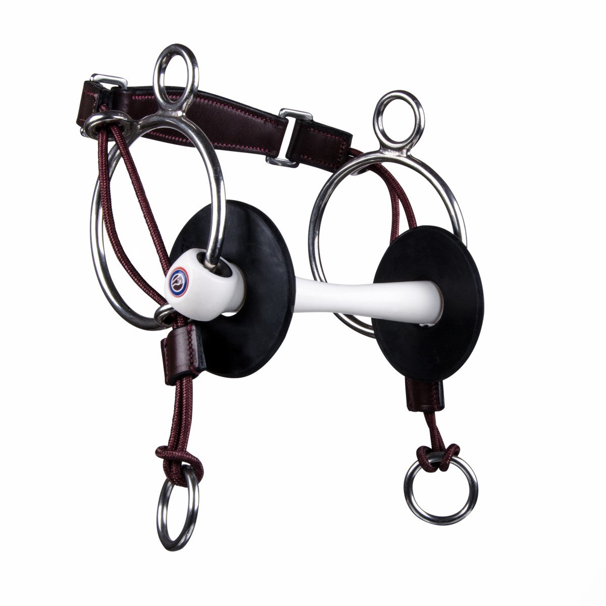 Trust Flexi Soft Curb Gag Horse Bit with chin pressure bar, available in 15 mm and 20 mm thickness.