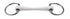 Trust Inno Sense Eggbutt Flexi Soft Bit with flexible synthetic mouthpiece and metal core.