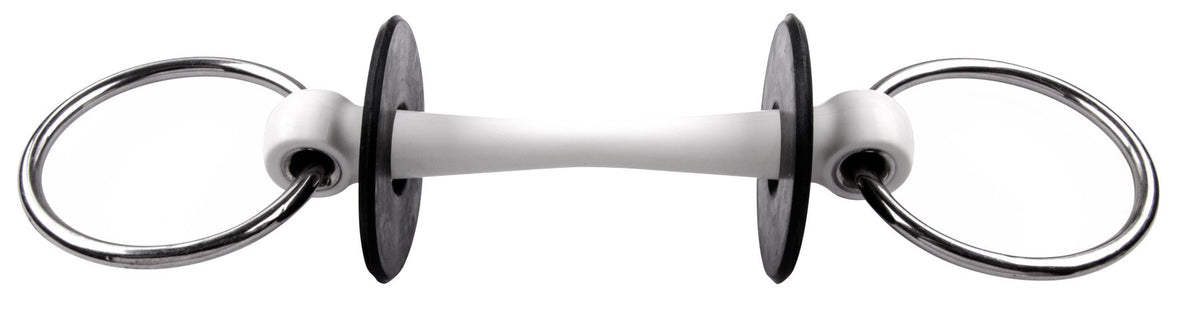 Trust Inno Sense Loose Ring Flexi Soft Bit with flexible synthetic mouthpiece and metal core.