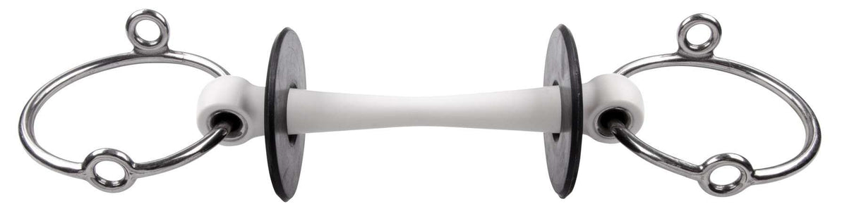 Trust Flexi Soft Loose Ring Gag Bit with 20 mm mouthpiece and movable rings for additional poll action.