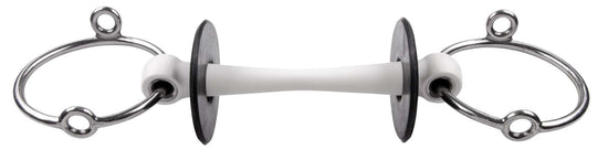 Trust Flexi Soft Loose Ring Gag Bit with 20 mm mouthpiece and movable rings for additional poll action.
