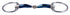 Trust Locking Eggbutt Snaffle with 16 mm Sweet Iron mouthpiece that stiffens into a straight bar under rein pressure.