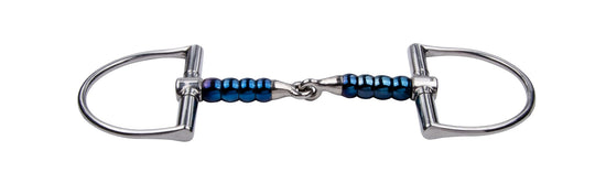 Trust Sweet Iron D Bit Cherry Roller with rotating mouthpiece elements and fixed D-ring cheeks.