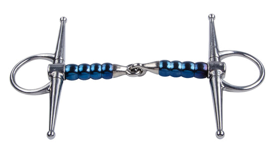Trust Sweet Iron Full Cheek Cherry Roller Bit with rotating mouthpiece elements and long full cheek sidepieces.