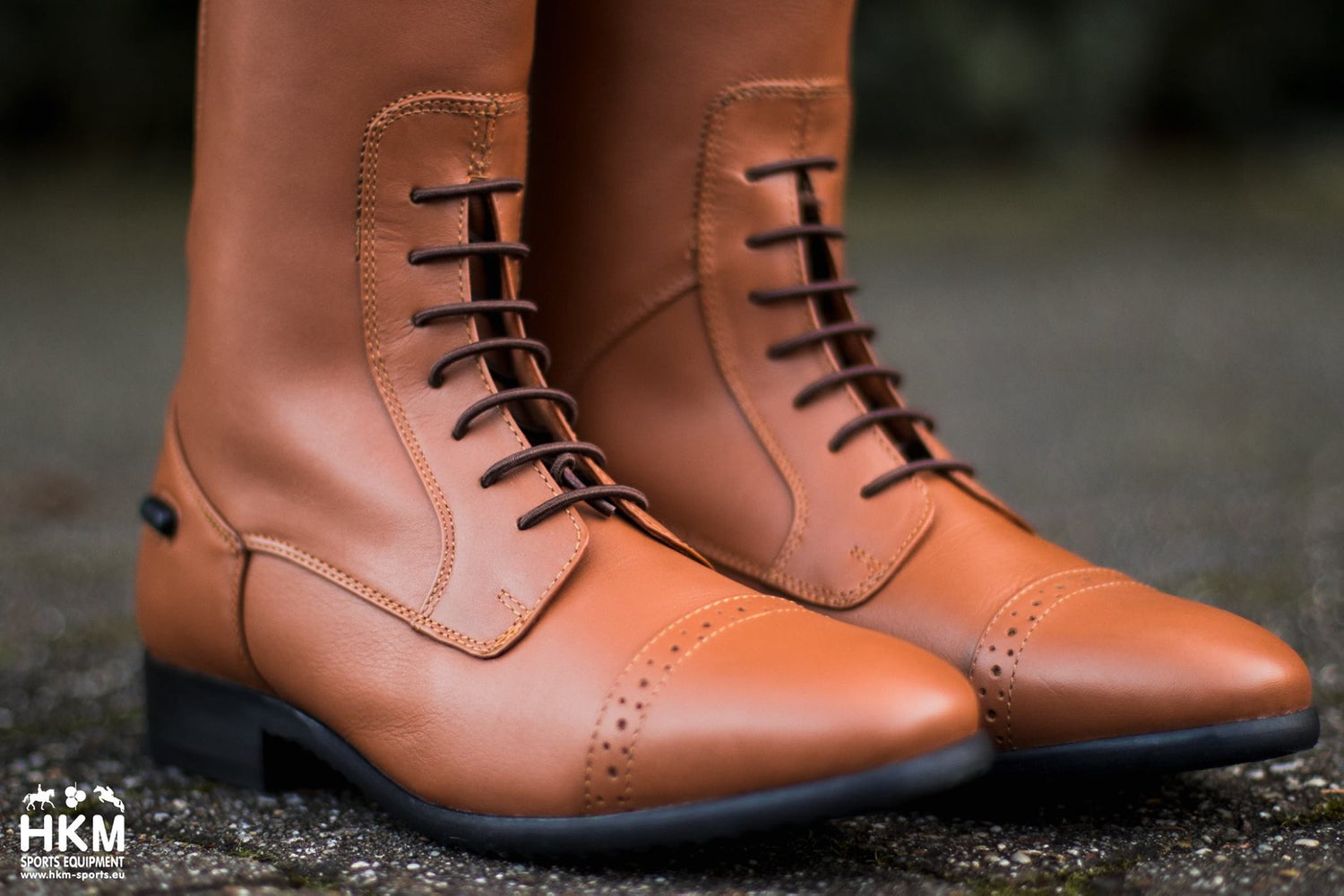 Tan coloured Long riding boots