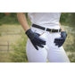 Warm equestrian gloves for women during winter riding and training.