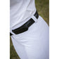 Women’s equestrian leather belt for riding and everyday wear.