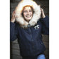 Women’s horse riding bomber jacket with a modern equestrian look.
