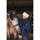 Women’s horse riding jacket with a comfortable high-collar design.