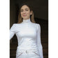 Women’s long sleeve equestrian show shirt for competition riding.