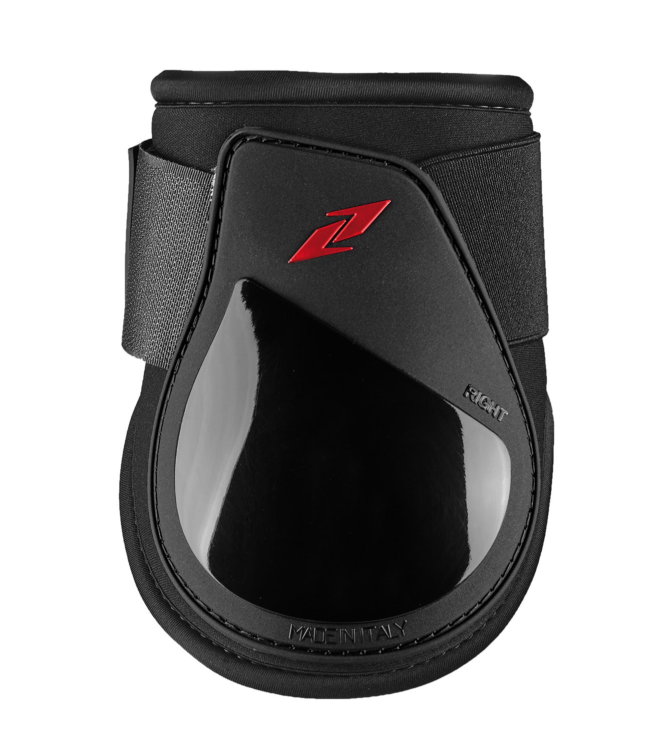 Zandona Action horse fetlock boots for hind leg protection.